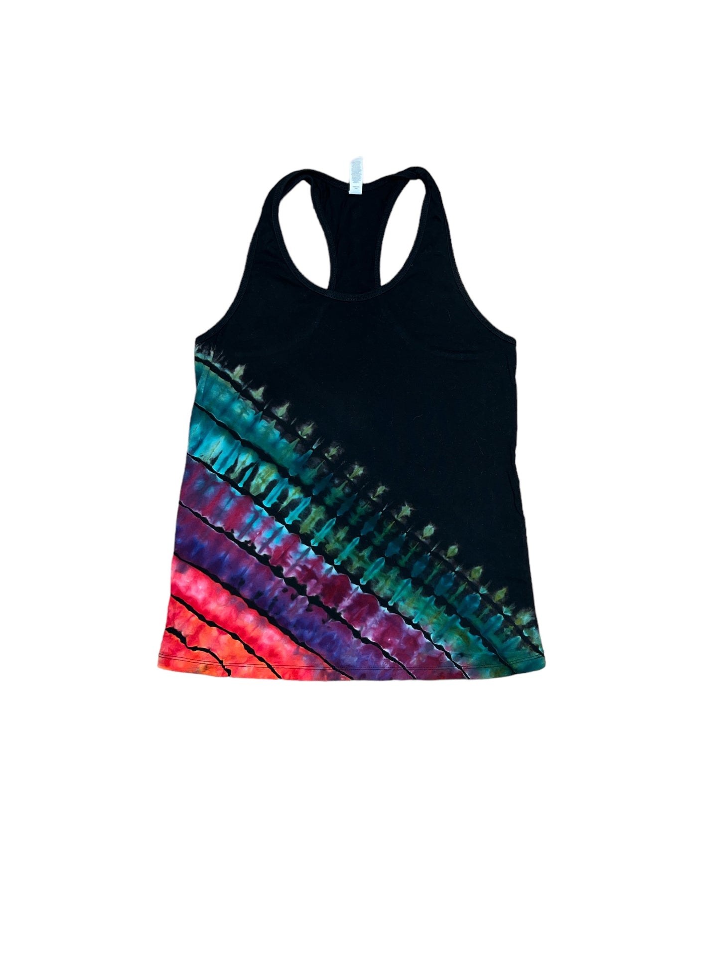 Diagonal Gem Tone Reverse Dyed Tank Women's XLarge