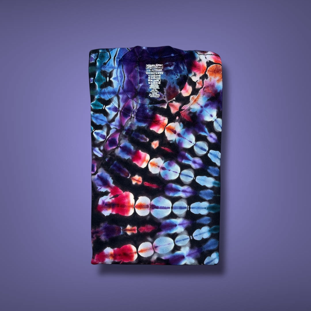 Inner Light Stained Glass Reverse Dye - Adult Large Short Sleeve T-Shirt