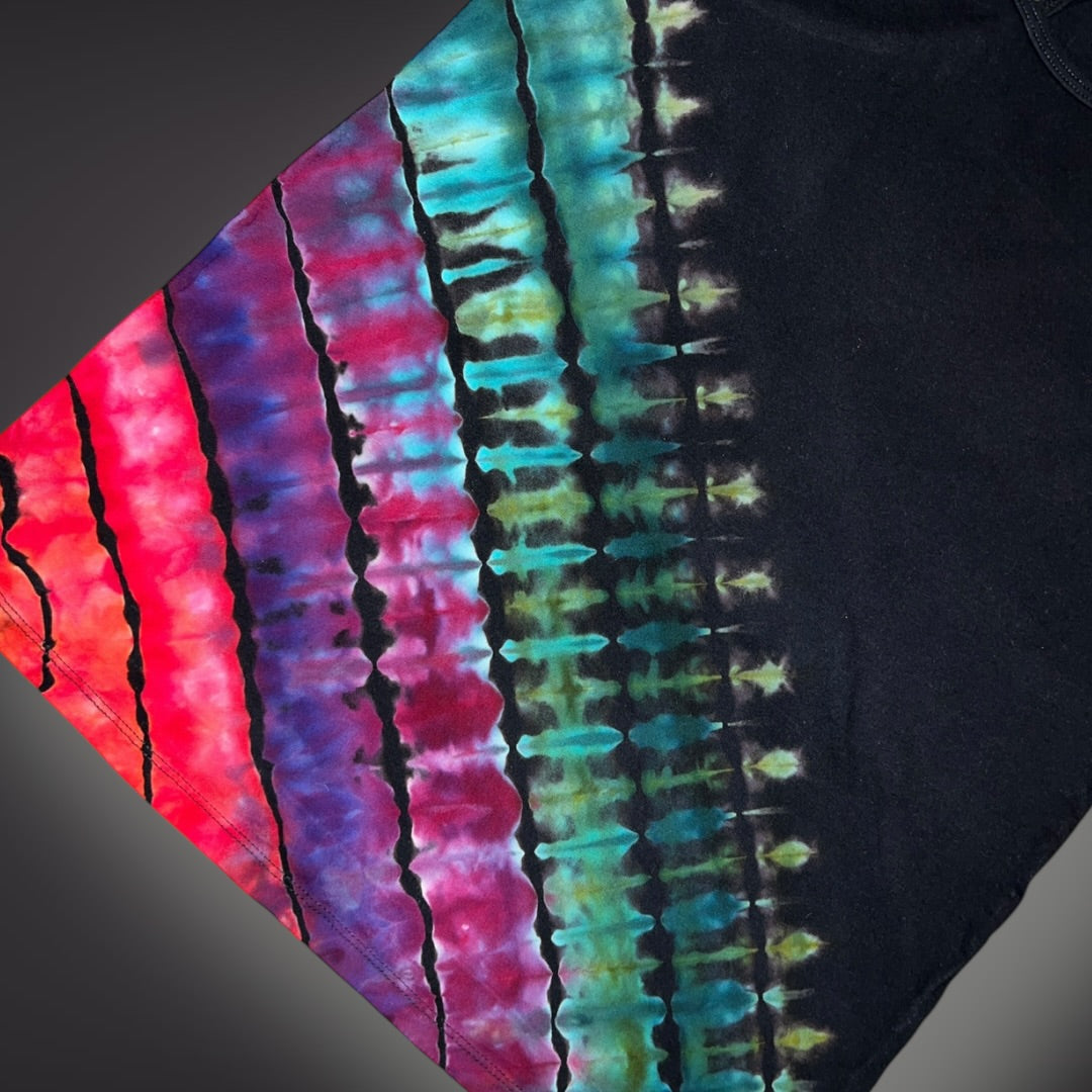 Diagonal Reverse Gem Tones - Women’s XLarge Reverse Racerback Tank