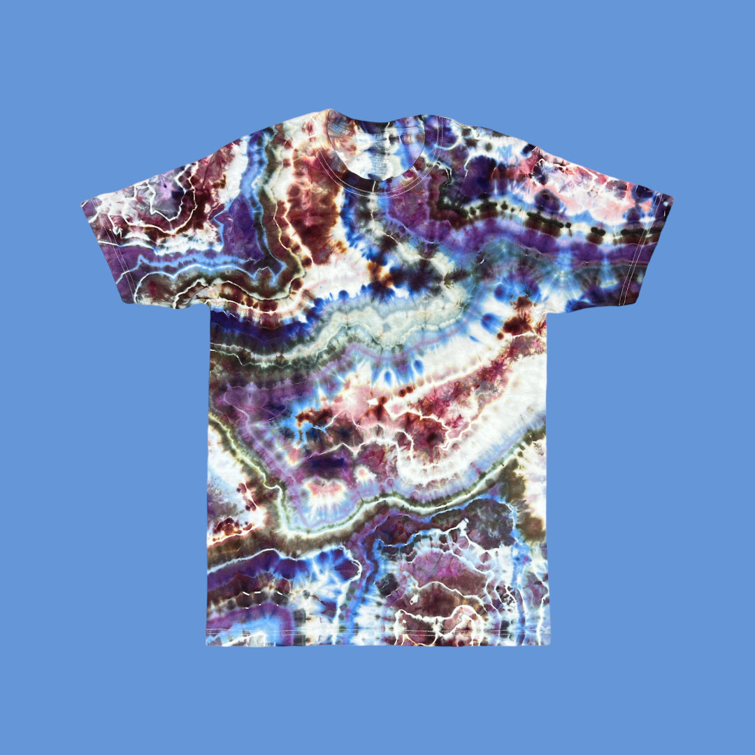 Misty Rose and Lavender Geode – Adult Medium Short Sleeve T-Shirt