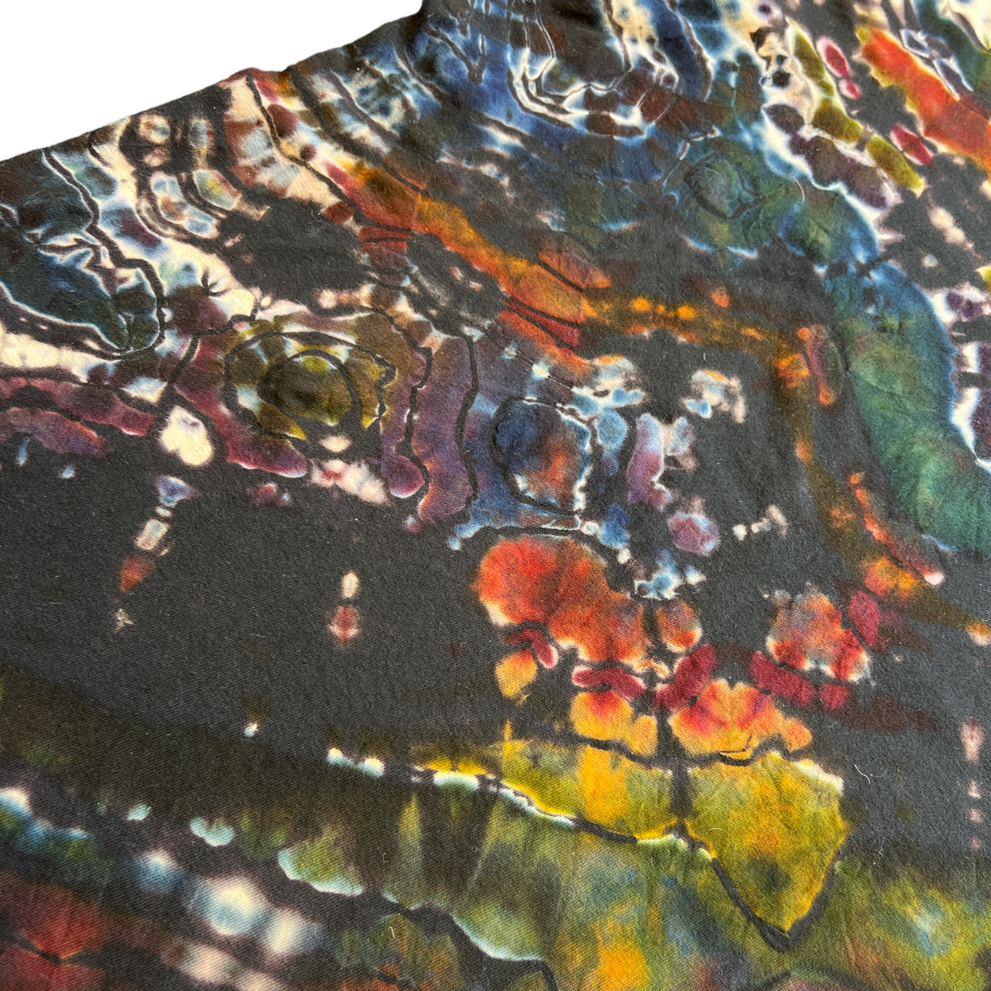 Reverse Dyed Geode with Earthy Tones Unisex XXL