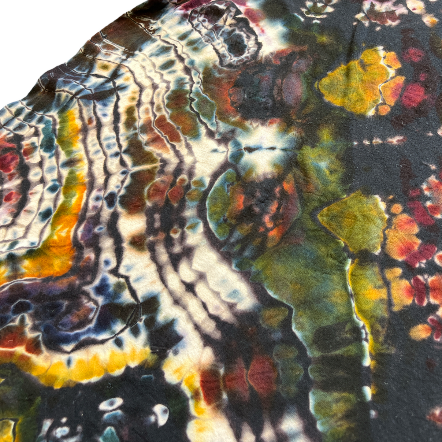 Reverse Dyed Geode with Earthy Tones Unisex XXL