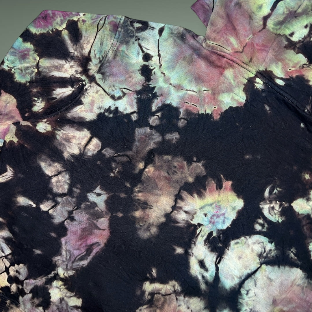 Marbled Iridescent Reverse Geode Hoodie - Adult Medium