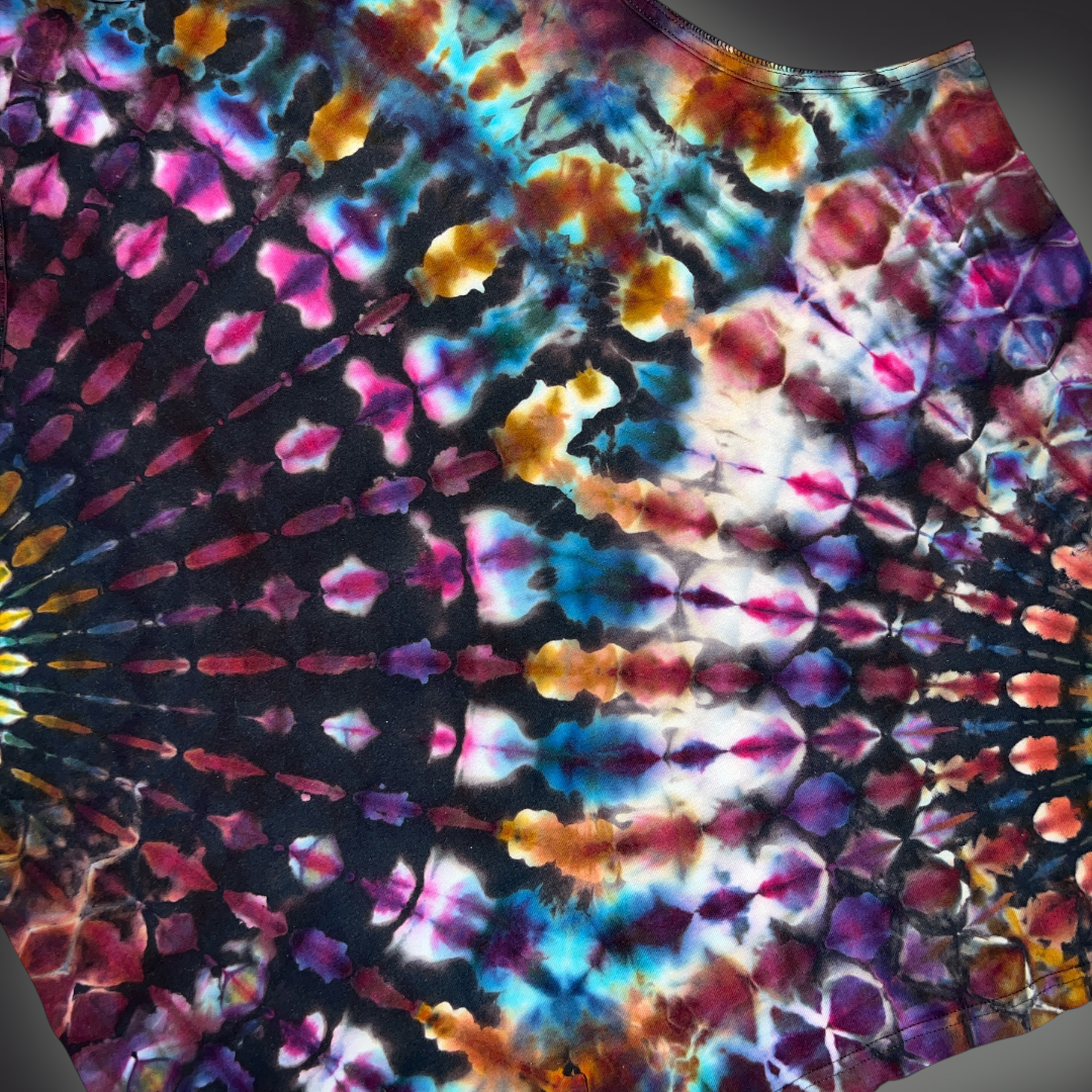 Adult XXL - Stained Glass Reverse Tank - Fall Sunset