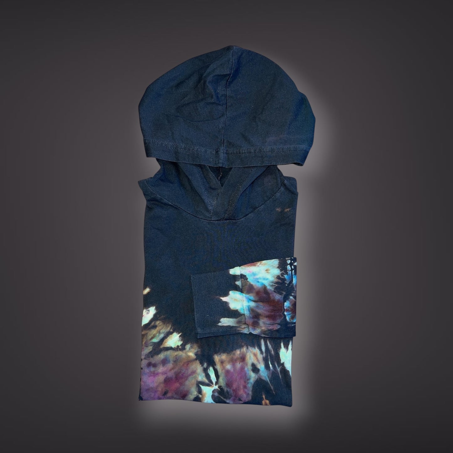 Adult Medium - Banded Hooded Long Sleeve Reverse - Wild Roses