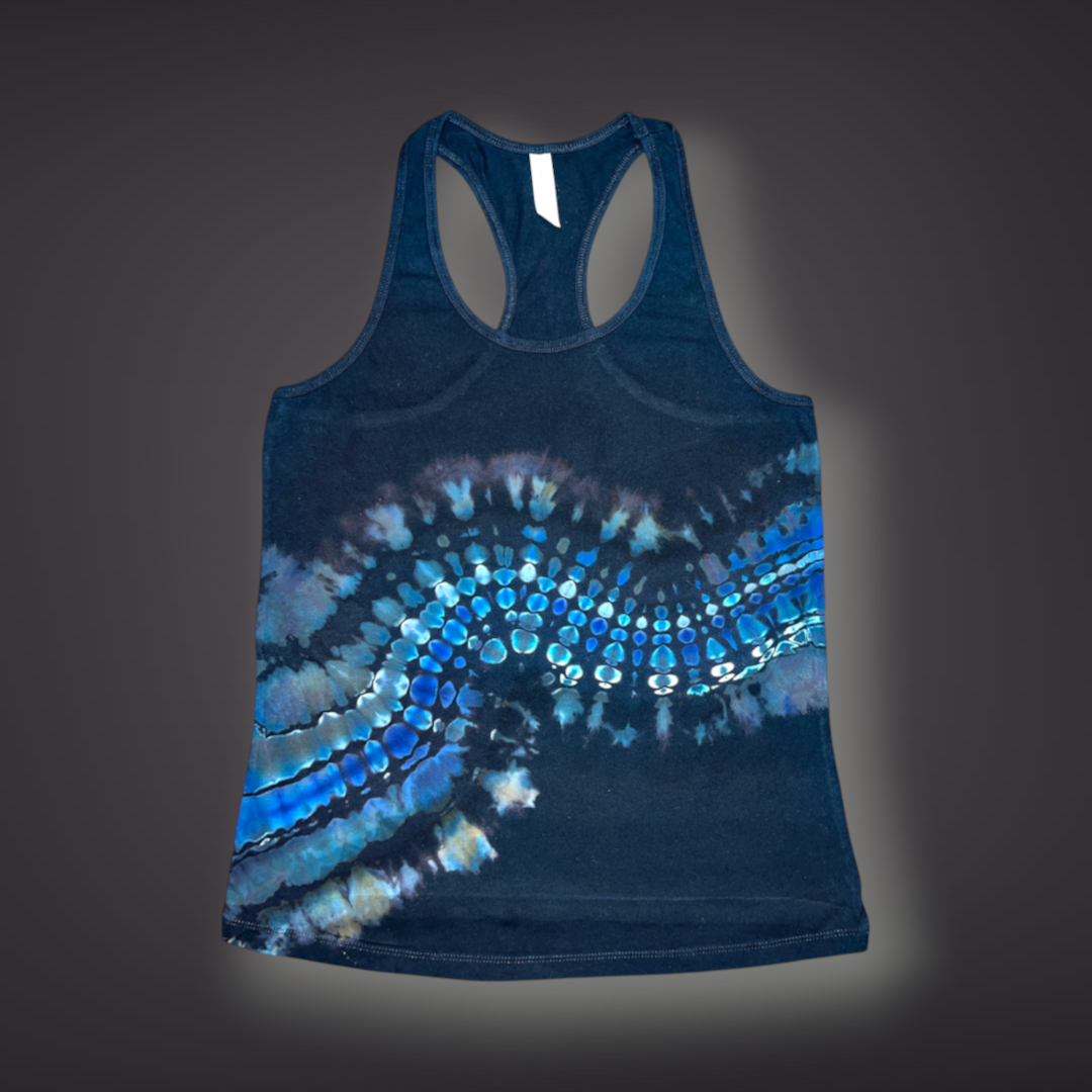 Women's Large - Banded Reverse Dye Racerback Tank