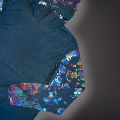 Adult XLarge - Got Your Back Hooded Long Sleeve Reverse - Spring Showers