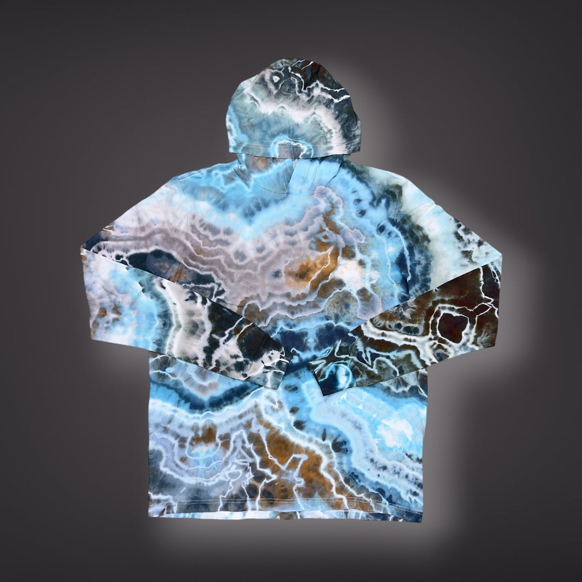 Adult XLarge - Hooded Long Sleeve Shirt - Montana Whitewater