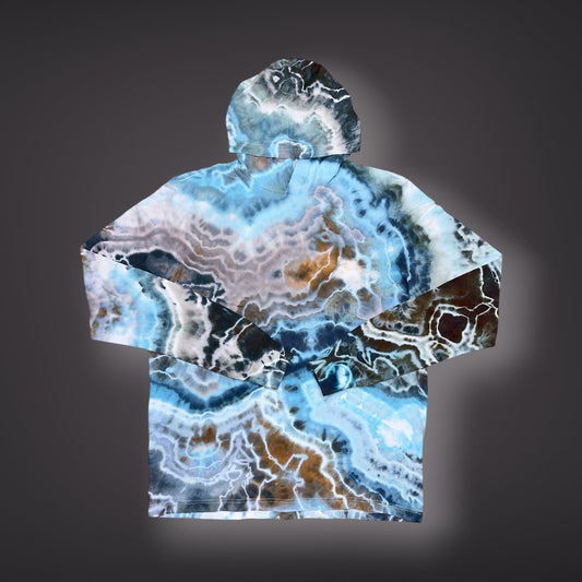 Adult XLarge - Hooded Long Sleeve Shirt - Montana Whitewater