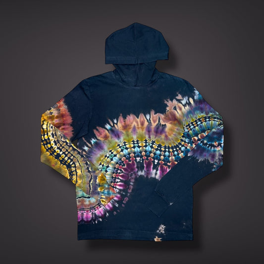 Adult Medium Reverse Trail Hooded Long Sleeve - Mountain Berry