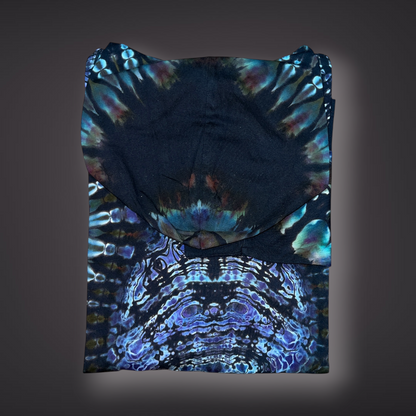 Adult XXLarge - Hooded Long Sleeve Reverse Tribal - Mystic Lake