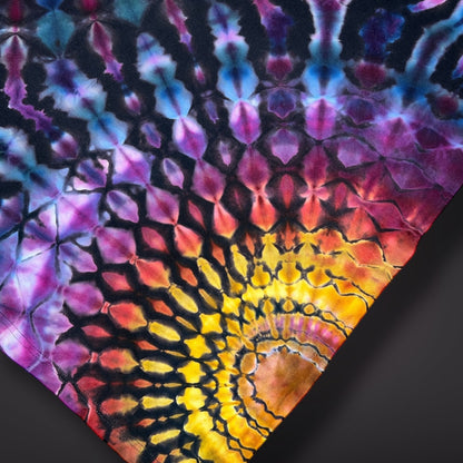 Adult Large - Spring Showers Short Sleeve Stained Glass Reverse