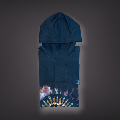 Adult XLarge - Banded Hooded Long Sleeve Reverse - Wild Roses
