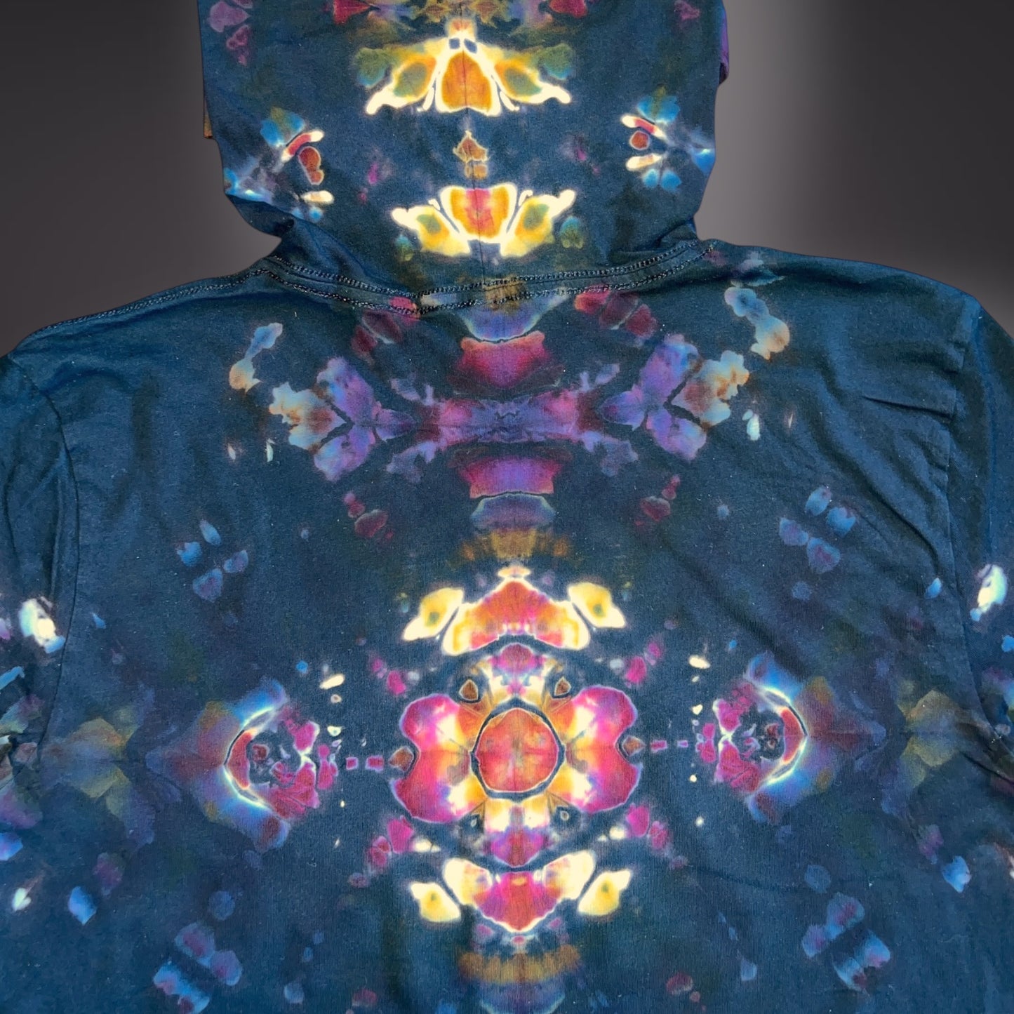 Adult Large - Got Your Back Hooded Long Sleeve Reverse - Spring Showers