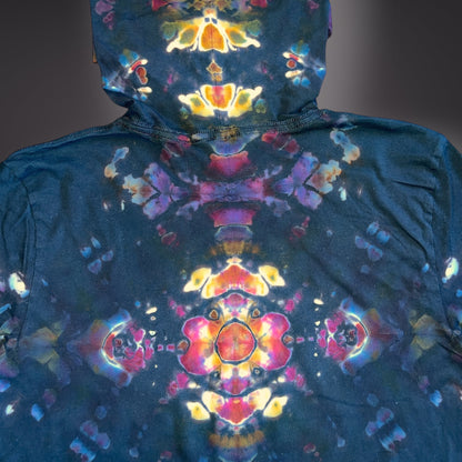 Adult Large - Got Your Back Hooded Long Sleeve Reverse - Spring Showers