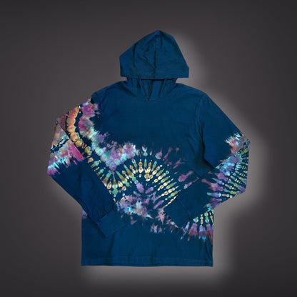 Adult XLarge - Banded Hooded Long Sleeve Reverse - Wild Roses