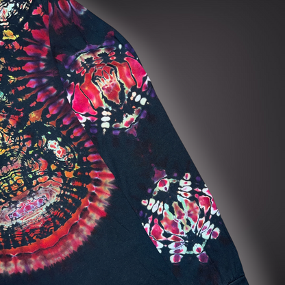 Adult XLarge - Hooded Long Sleeve Reverse Tribal - Northern Lights