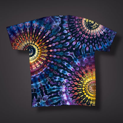 Adult Large - Spring Showers Short Sleeve Stained Glass Reverse