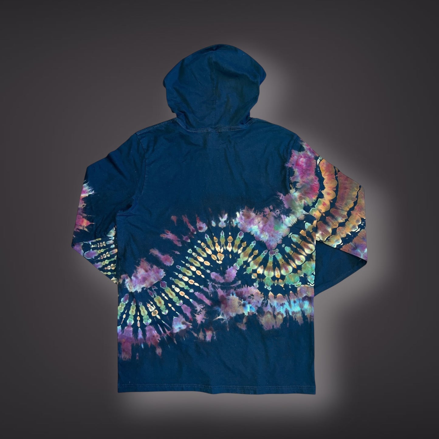 Adult XLarge - Banded Hooded Long Sleeve Reverse - Wild Roses