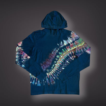 Adult Large - Banded Hooded Long Sleeve Reverse - Wild Roses