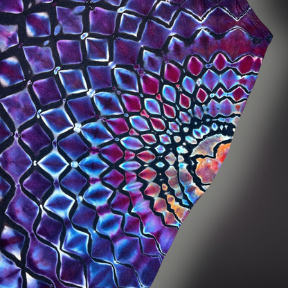 Women's Large - Stained Glass Reverse Dye Racerback Tank - My Favorite Colorset Ever!