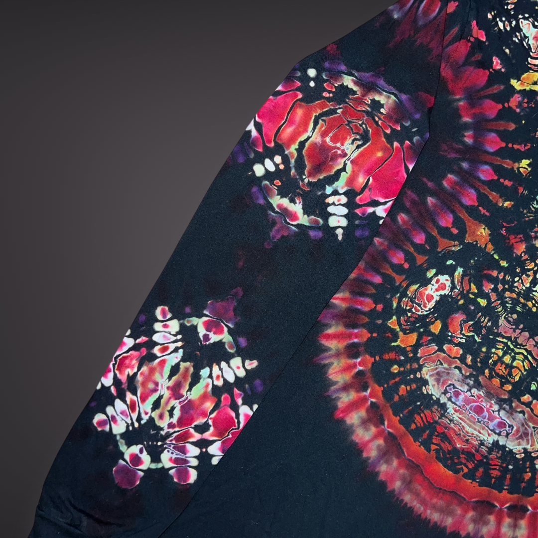 Adult XLarge - Hooded Long Sleeve Reverse Tribal - Northern Lights