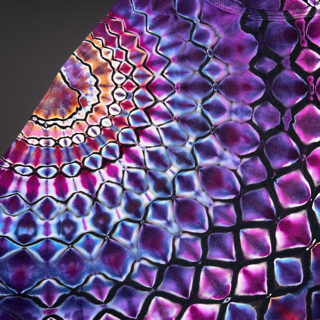 Women's Medium - Stained Glass Reverse Dye Racerback Tank - My Favorite Colorset Ever!