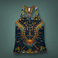 Reverse Tribal Tank Fall Tones - Women’s Small