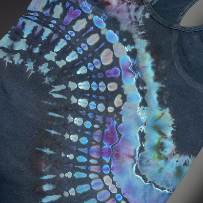 Women's Small - Banded Reverse Dye Racerback Tank