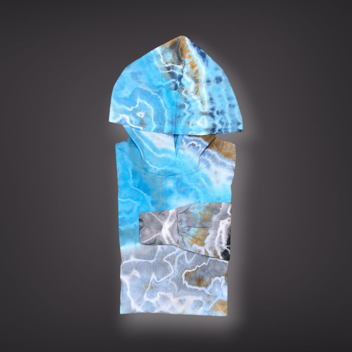 Adult XSmall - Hooded Long Sleeve Shirt - Montana Whitewater
