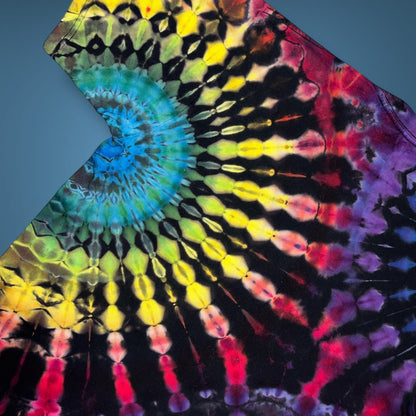 🖤🌈Dark Rainbow 🌈🖤 Reverse Dye - Adult Medium Short Sleeve