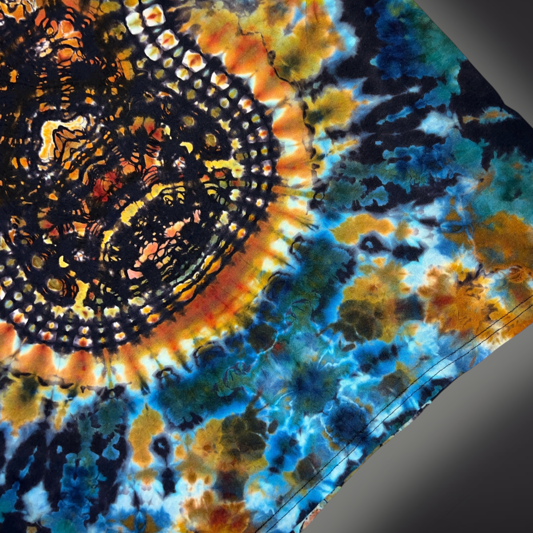 Adult XLarge - Tribal Reverse Dye Tank - Fall Tones