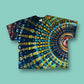 Reversed Mandala and Honeycomb T-Shirt Unisex 4XL