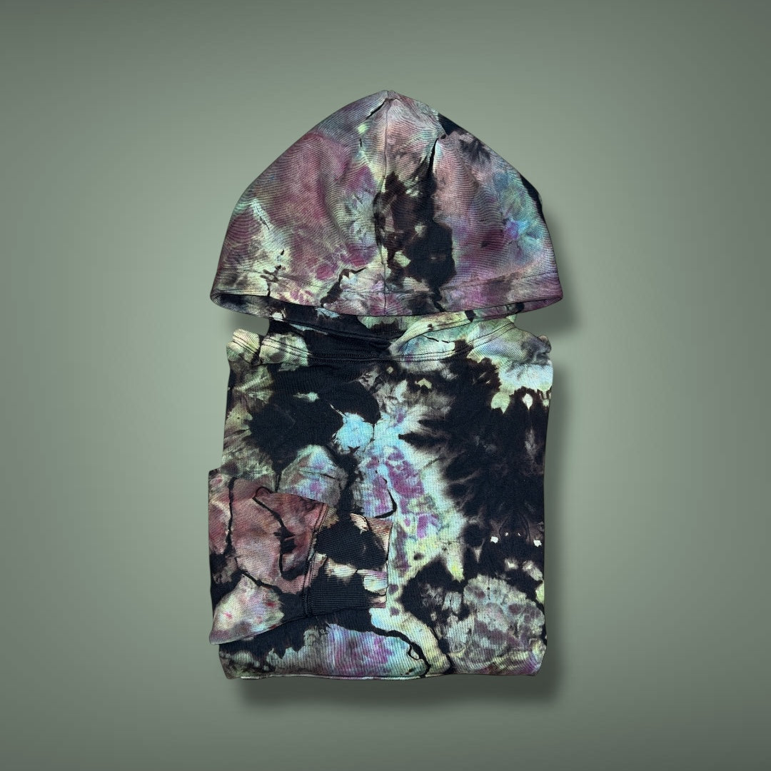 Marbled Iridescent Reverse Geode Hoodie - Adult Medium