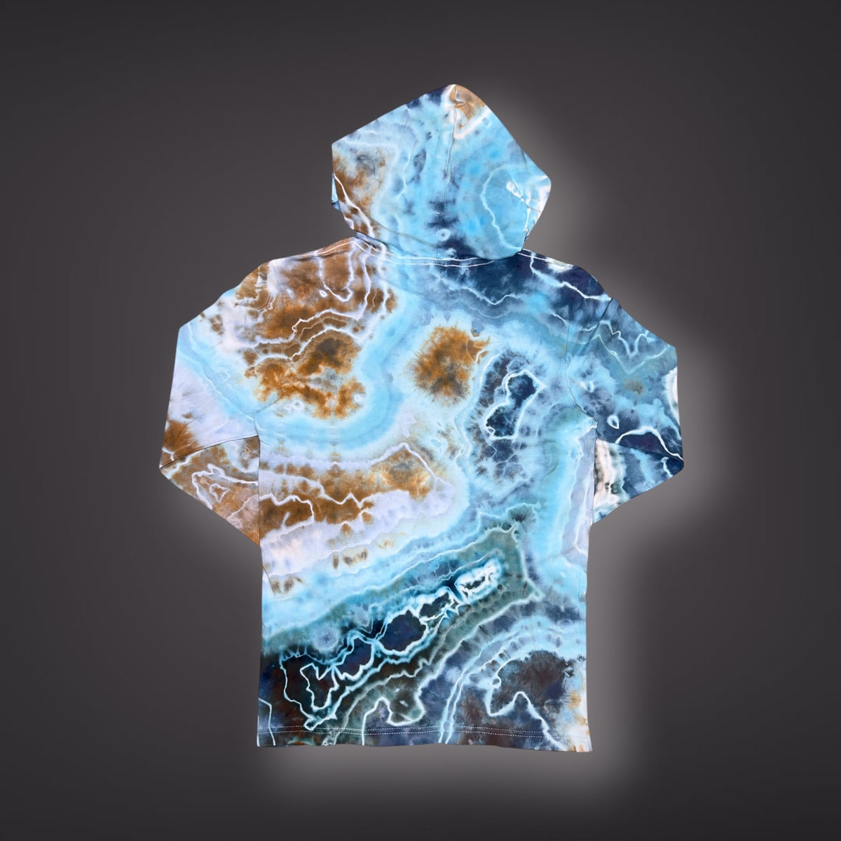 Adult XSmall - Hooded Long Sleeve Shirt - Montana Whitewater