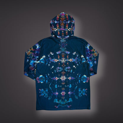 Adult XLarge - Got Your Back Hooded Long Sleeve Reverse - Spring Showers