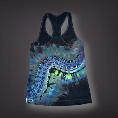 Women's Medium - Banded Reverse Dye Racerback Tank
