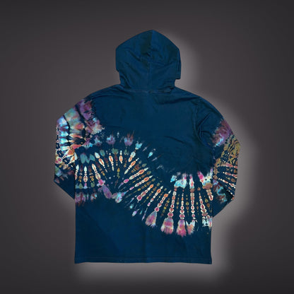 Adult 2XLarge - Banded Hooded Long Sleeve Reverse - Wild Roses