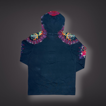 Adult XLarge - Hooded Long Sleeve Reverse Tribal - Northern Lights