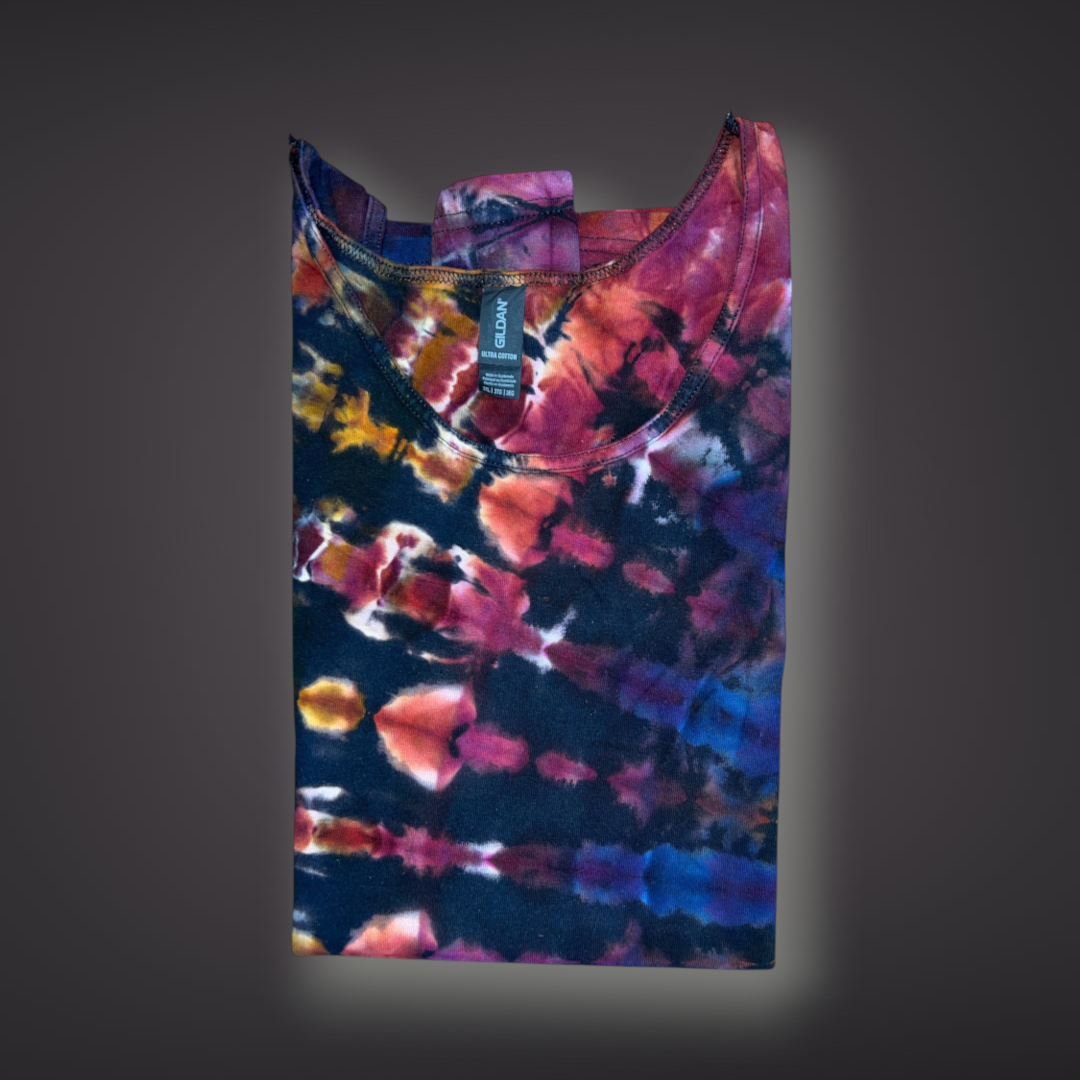 Adult 3XL - Stained Glass Single Reverse Dye Tank - Spring Showers