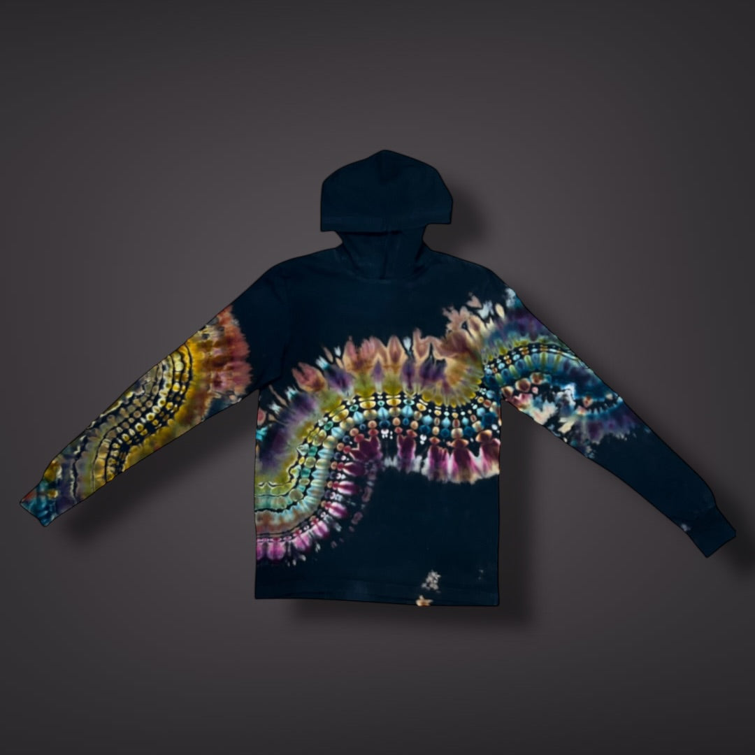 Adult Medium Reverse Trail Hooded Long Sleeve - Mountain Berry