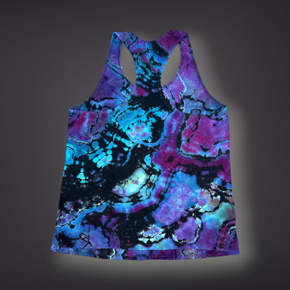 Women's 2XLarge - Geode Reverse Dye Racerback Tank - Abalone Shell