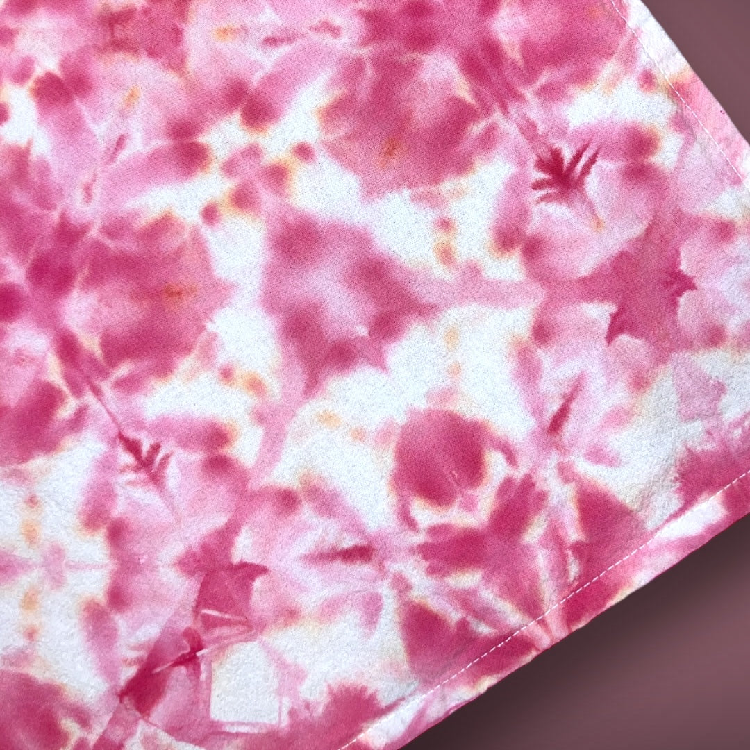 Pink Sunset Shibori Flour Sack Towel