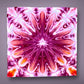 Spiced Violet Flower Mandala Flour Sack Towel