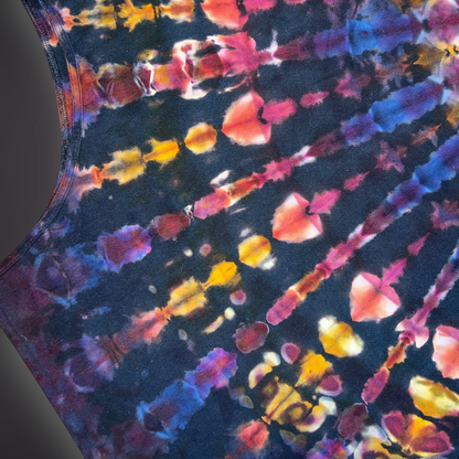 Adult 3XL - Stained Glass Single Reverse Dye Tank - Spring Showers