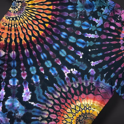 Adult XLarge - Spring Showers Short Sleeve Stained Glass Reverse