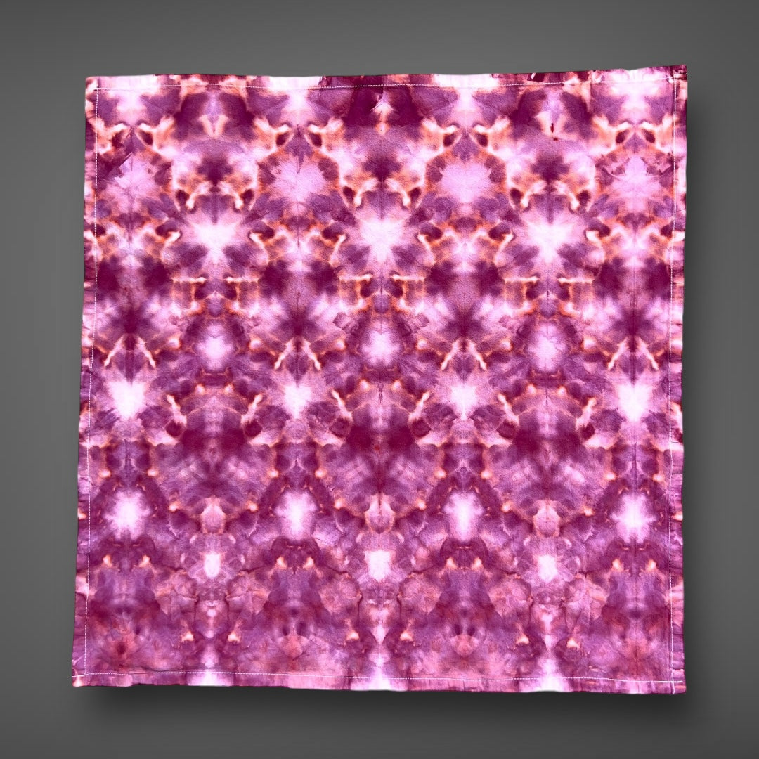 Spiced Violet Shibori Flour Sack Towel