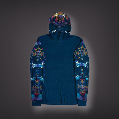 Adult XLarge - Got Your Back Hooded Long Sleeve Reverse - Spring Showers
