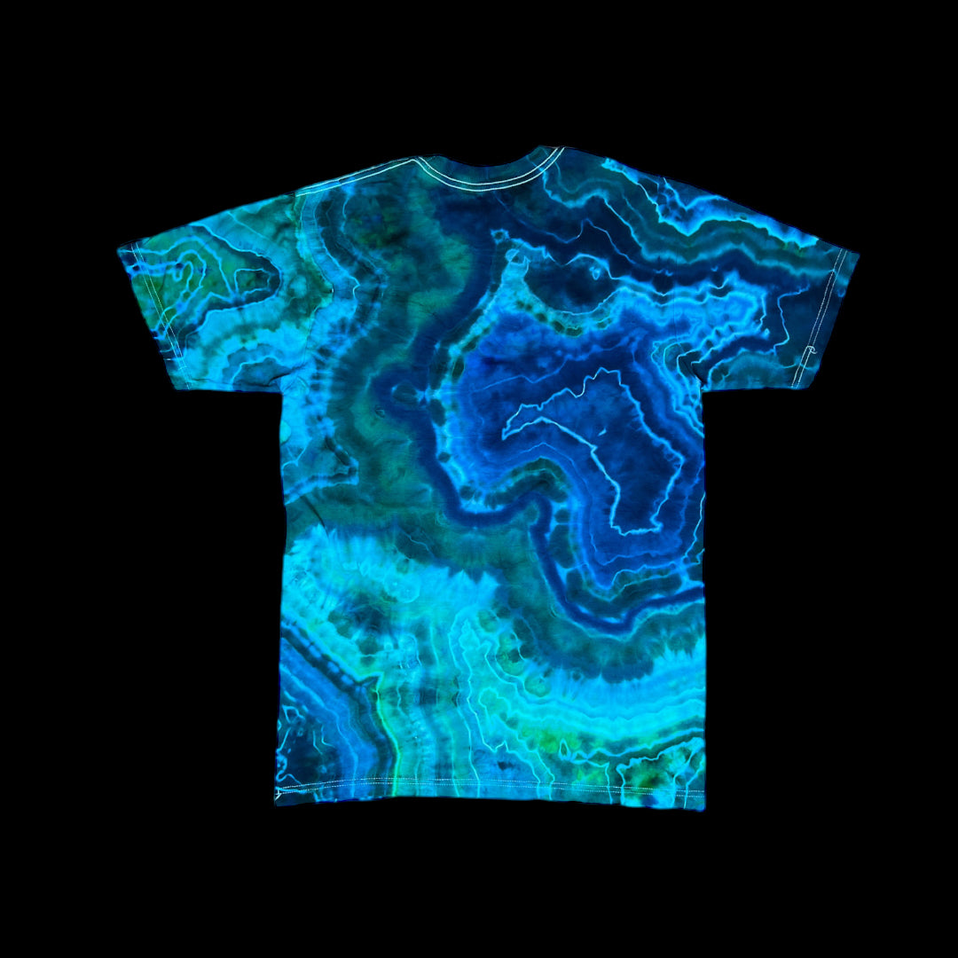 Greens and Blues Geodes – Unisex Medium