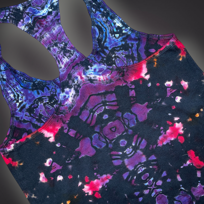 Women's Medium - Tribal Reverse Dye Racerback Tank - Pacific Sunset